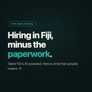 Talent Fiji post: Carousel cover for employers: hiring in Fiji, minus the paperwork